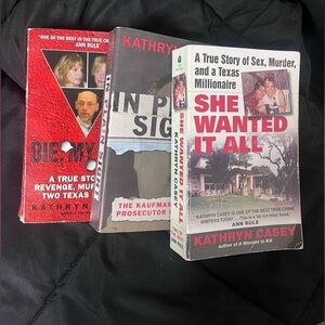 True Crime Book Set by Kathryn Casey